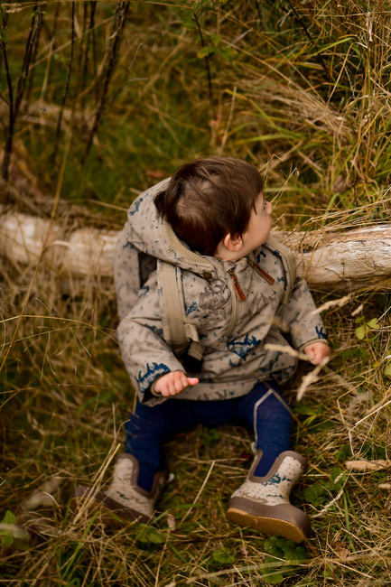 Mikk-Line Forede Gummistøvler Uldblanding, Coriander