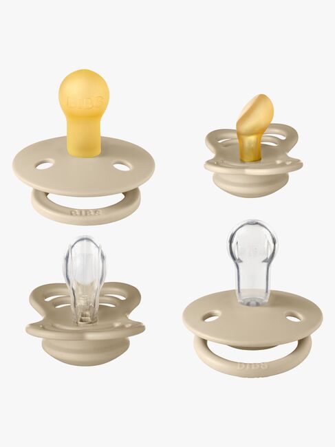 BIBS Try-it Collection Sut 4-Pak Str. 1, Vanilla