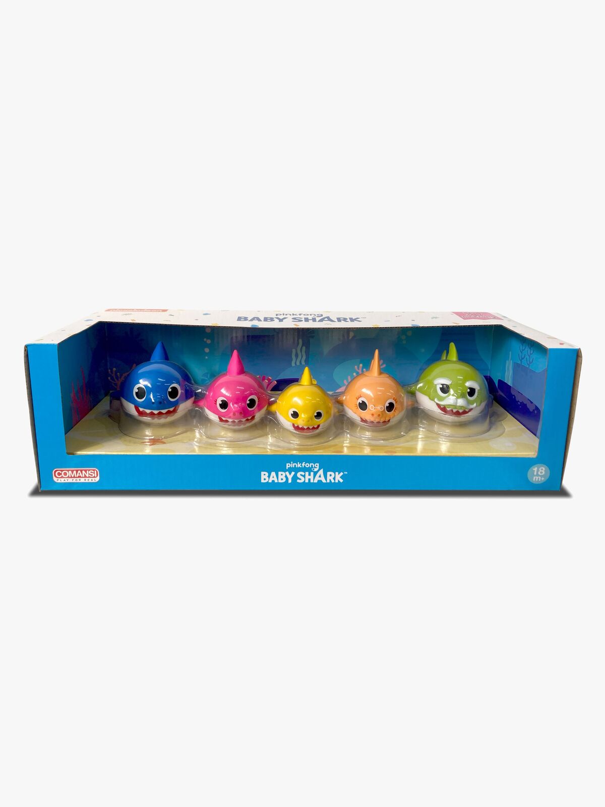 Comansi Baby Shark Figursæt 5-pak