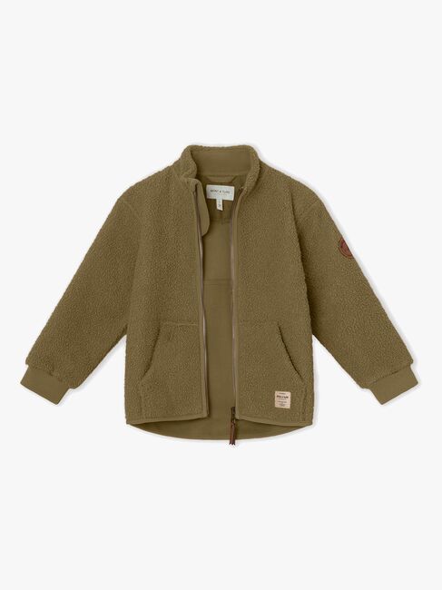 MINI A TURE Saleh Fleecetrøje, Capers Green