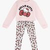 Hello Kitty-sæt med sweater og bukser, pink