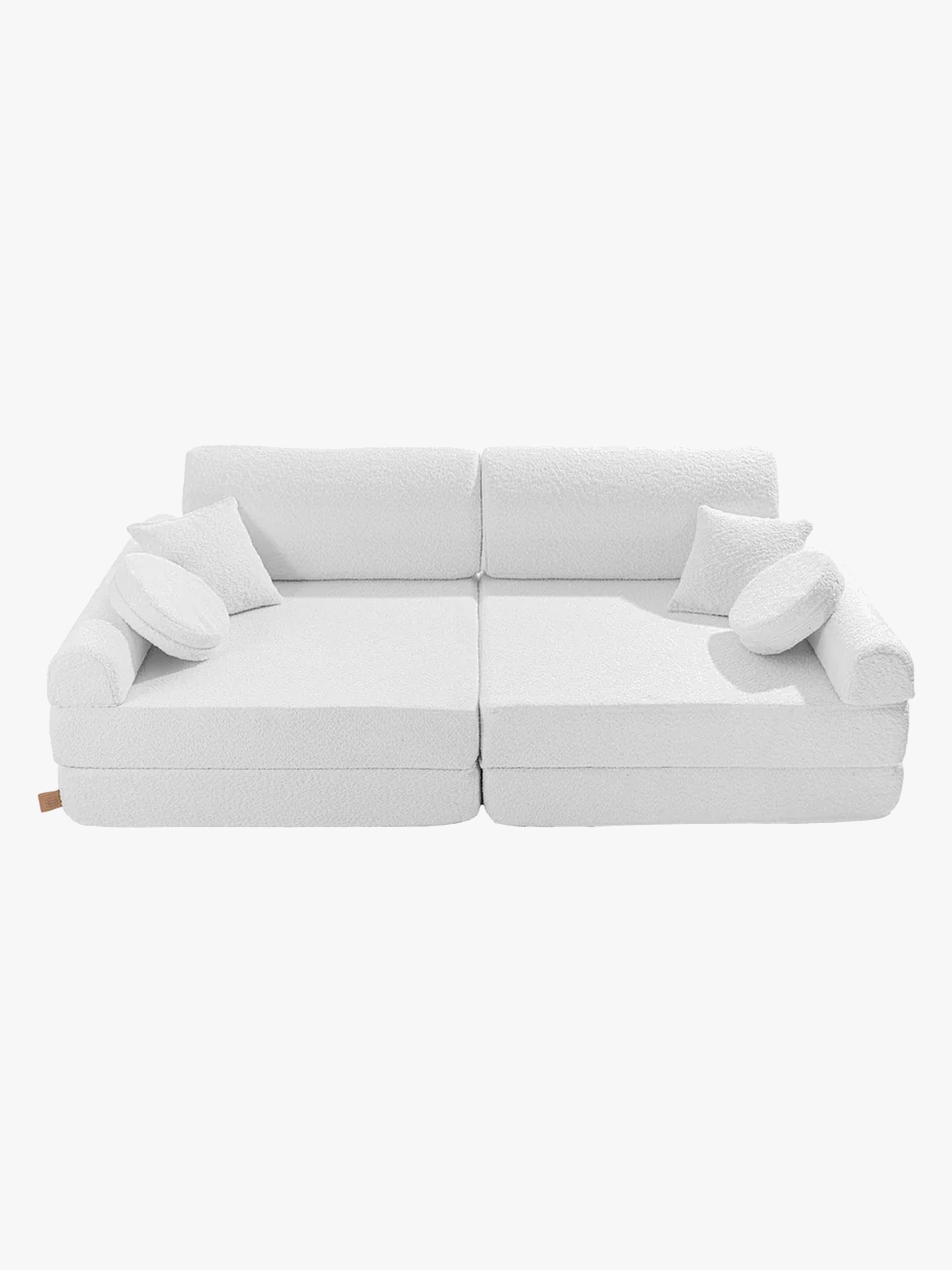 MeowBaby Boucle Premium Sofa, White, Børnemøbler, Indretning børneværelse