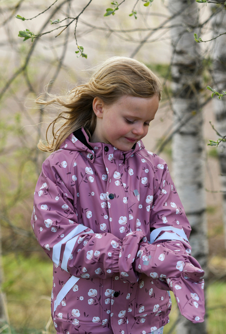 Lindberg Lekhyttan  Forede Regnvanter, Dahlia/White