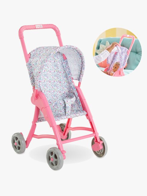 Corolle Dukkeklapvogn, Lyserød/blå
