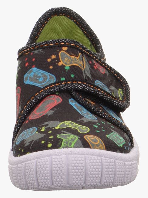 Superfit Bill Hjemmesko, Black/Multicoloured