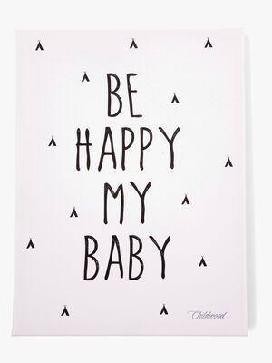 Childhome Tavle Be My Happy Baby 30x40