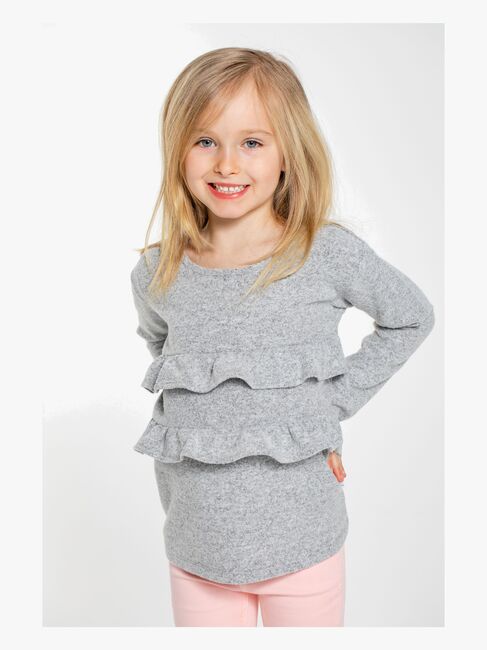 Luca & Lola Asia Trøje, Grey Melange