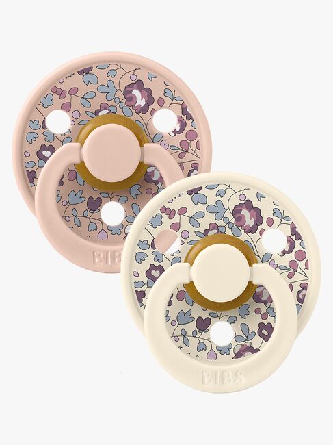 BIBS x Liberty Colour Sut 2-Pak Latex Str. 1 Rund, Eloise/Blush Mix