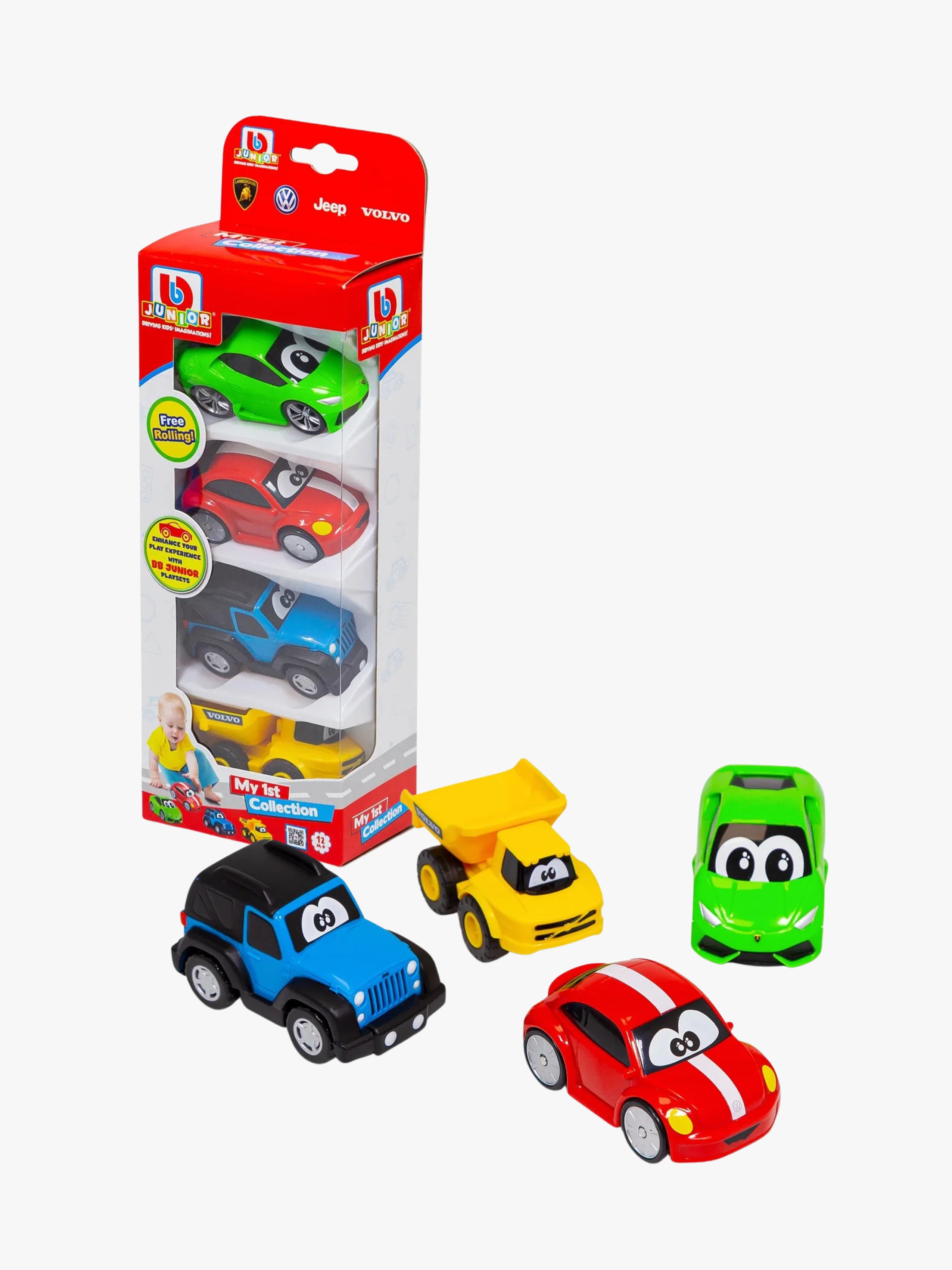 BB Junior My First  Et sæt med Biler 4-pak