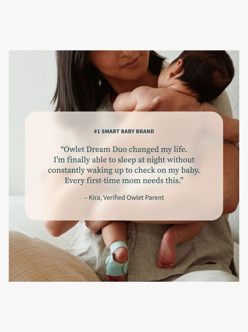 Owlet Dream Duo All-in-One Smart Babymonitor System (3rd Gen), Dusty Rose