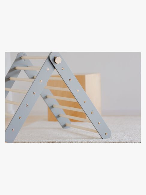 Duck Woodworks Klatretrekant Væg, Grå