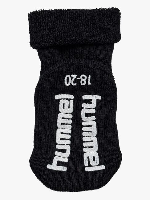 Hummel Mini Anti-Slip Strømper 3-pak, Black