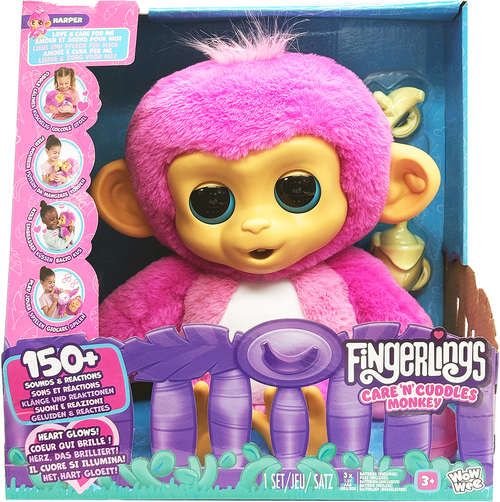 Fingerlings  Interaktiv Bamse Care N Cuddles