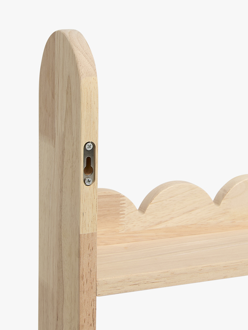 Alice & Fox Dune  Væghængt Bogreol, Natural Wood