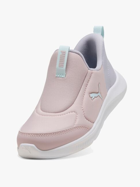 Puma Fun Racer 2 Slip On PS Sneakers, Mauve Mist/Sea Glass/Lilac Crush