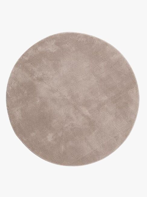 KMCarpets Gulvtæppe Rund 160, Soft Greige