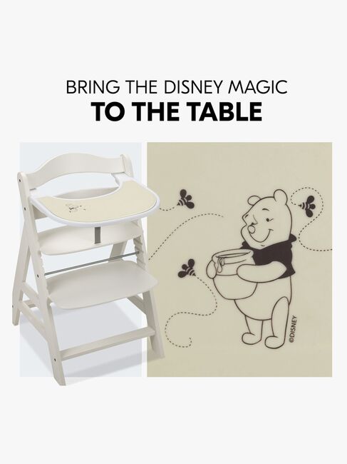 Hauck Dækkeserviet til Højstolsbakke, Pooh Dusty Beige