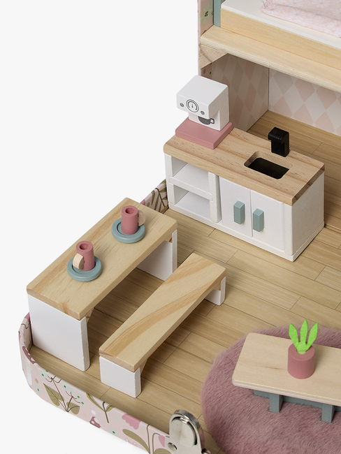 Alice & Fox Kuffert Dukkehus, Pink