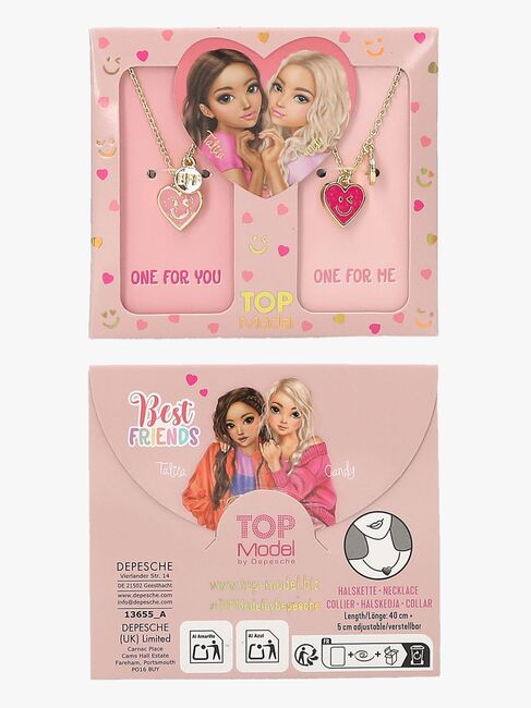 TOPModel Halskæde BFF 2-pak, Blandet