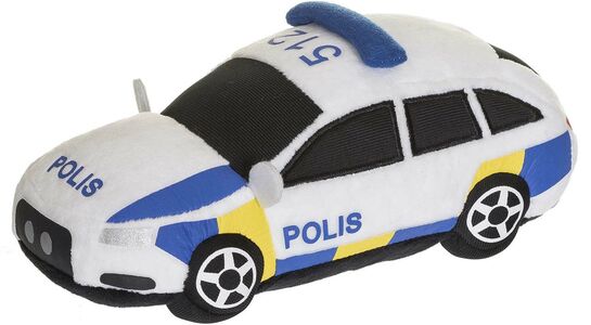Teddykompaniet Bamse Svensk Politibil 23 Cm