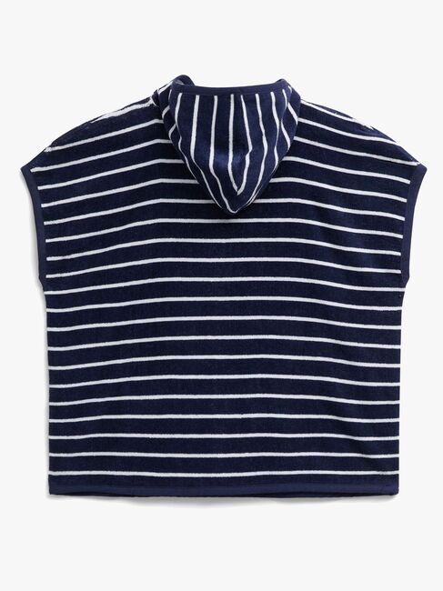 Nordbjørn Skrea Badeponcho, Navy Stripe