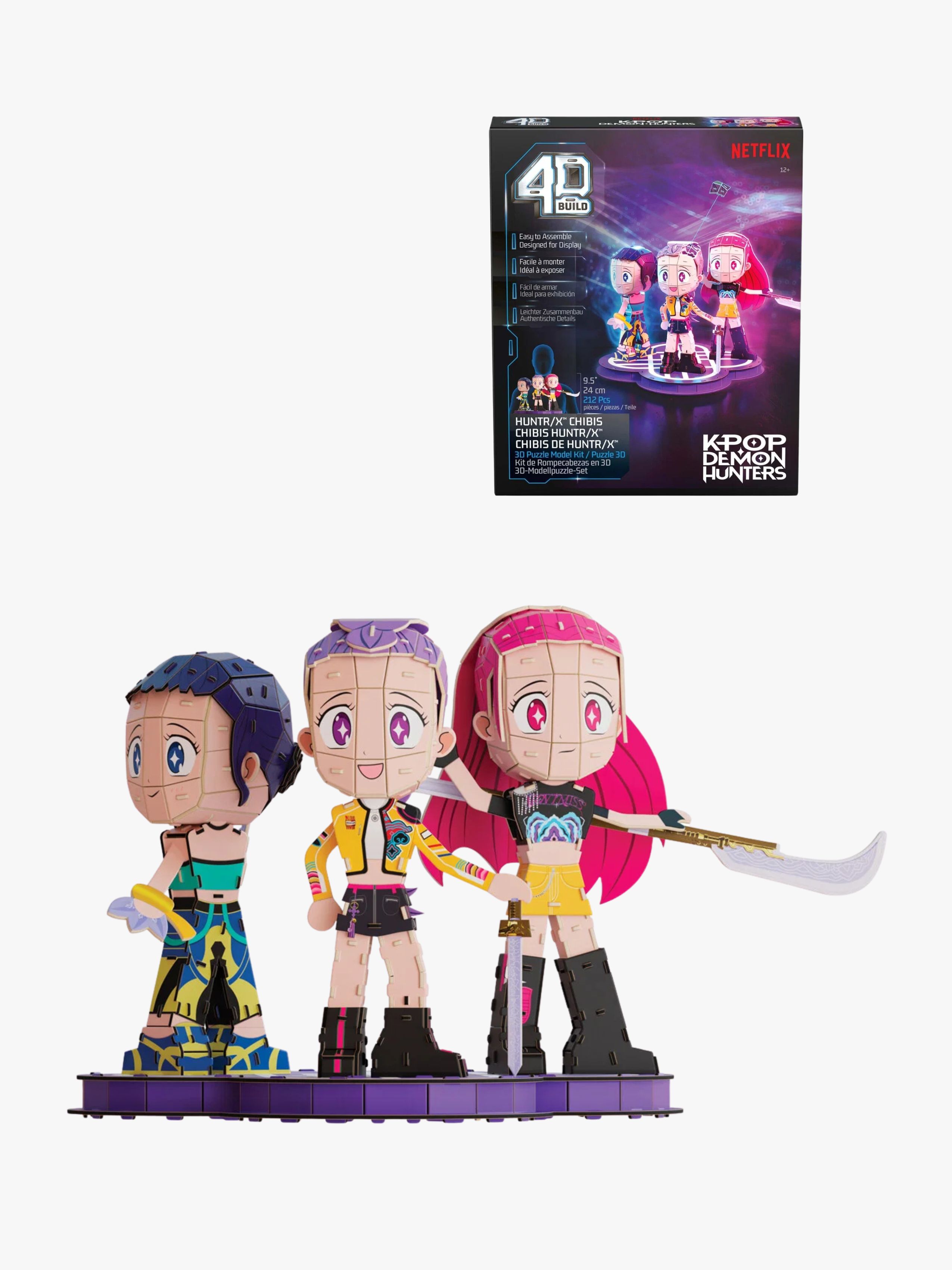 KPop Demon Hunters 4D Puslespil Huntrix Chibi