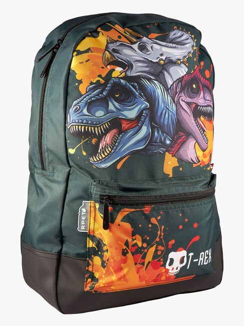 Pure Denmark Dino T-Rex Rygsæk 16L, Grøn