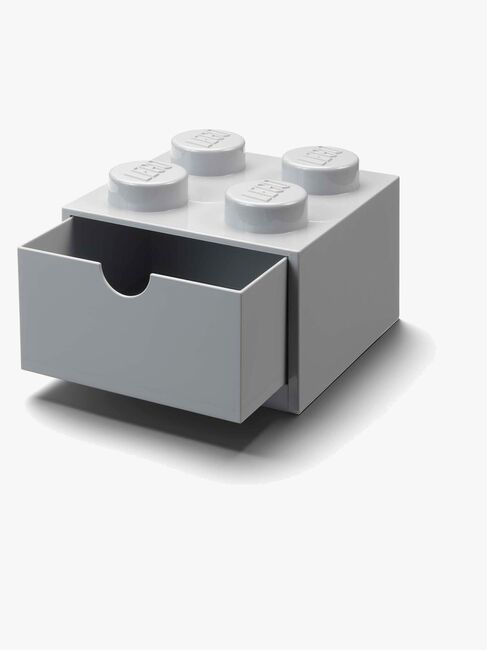 LEGO Opbevaringsboks med Skuffe 4, Grå