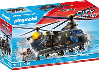 Playmobil 71149 City Action Byggesæt SWAT-redningsflyver