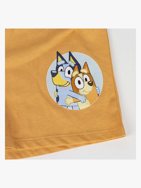 Bluey Pyjamas, Lyseblå/orange