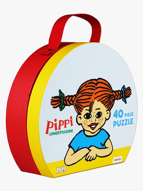 Pippi Langstrømpe Puslespil med Taske 40 Brikker