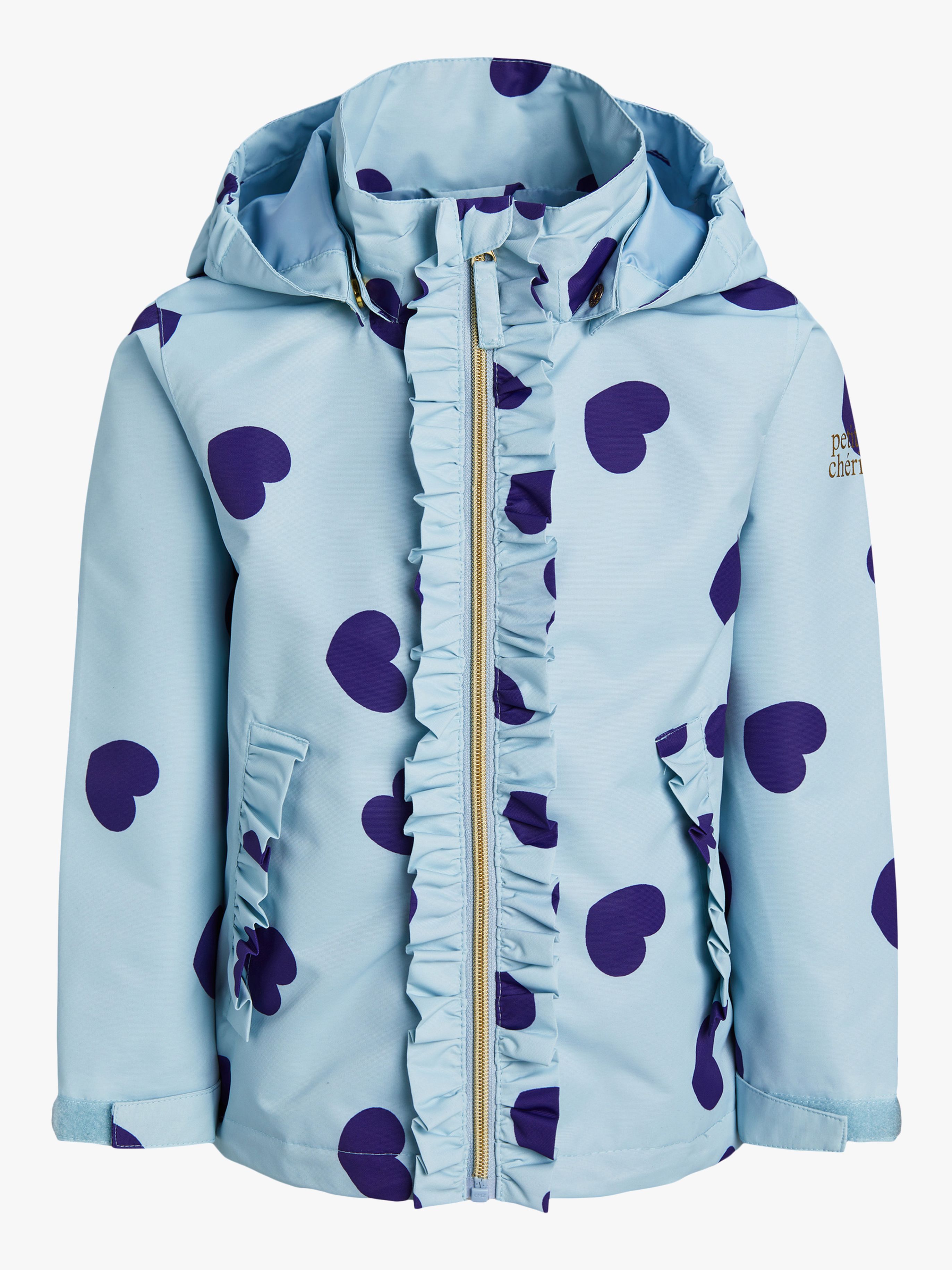 Petite Chérie Atelier Milla Skaljakke, Blue Hearts, 110-116