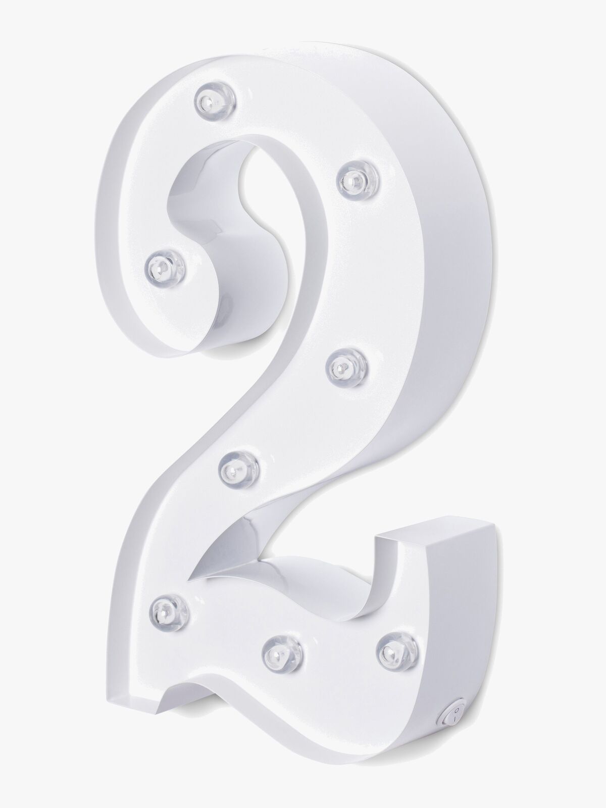 Alice & Fox Tallampe 2, Hvid