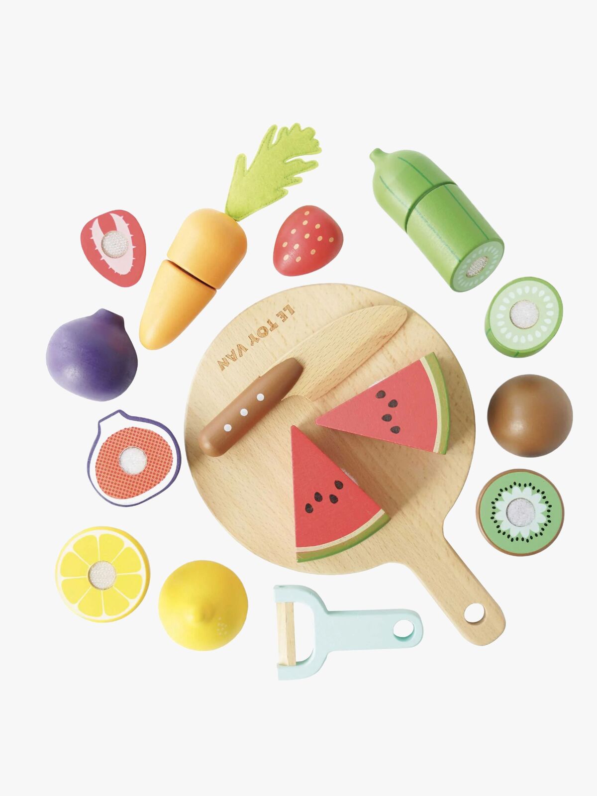 Le Toy Van Skærebræt & Skærbart Legemad