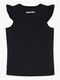 Hyperfied Frill Tank Top, Anthracite