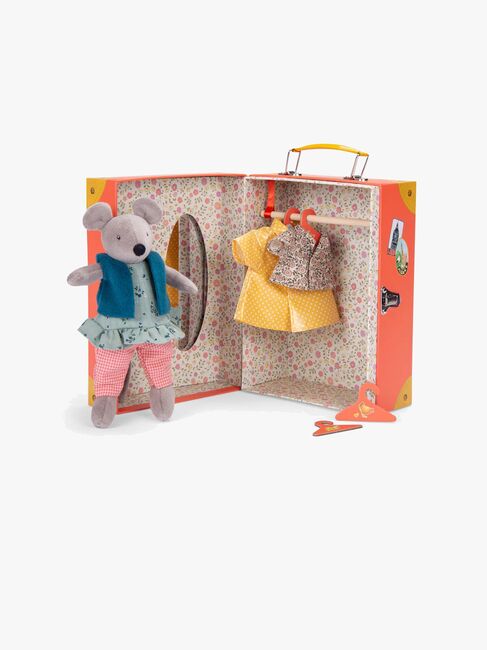 Moulin Roty Garderobetaske med Dukke Nini