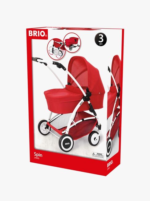 BRIO 24900000 Dukkevogn Spin, Rød