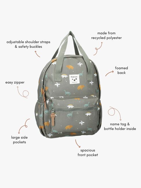 Kidzroom Rygsæk Small Talk, Grøn