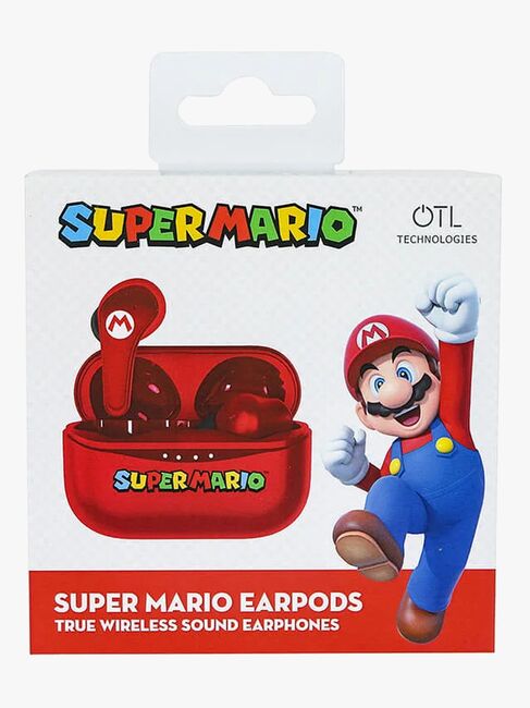 Super Mario Høretelefoner In-Ear TWS, Rød