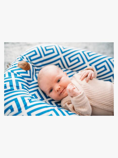 EcoViking Organic Babynest Cover Ancient Blue