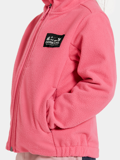 Didriksons Muskot  Vindtæt Vindtæt Fleecetrøje, Dusty Azalea