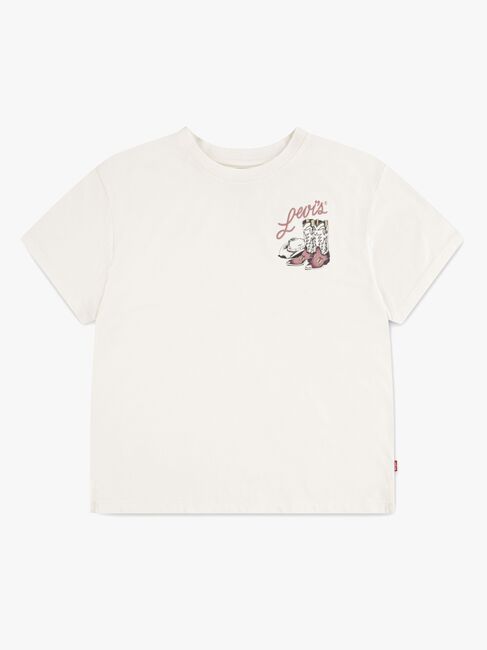 Levi's LVG Weatern Oversized T-shirt, Gardenia