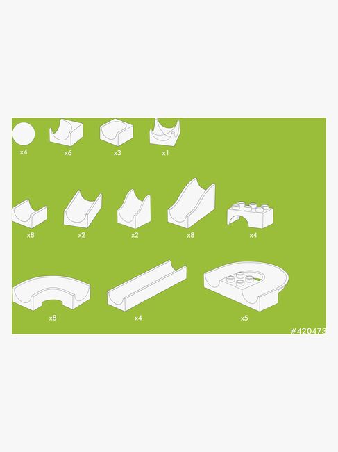 Hubelino Kuglebaneelementsæt 55 Dele