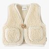 BINIBAMBA Merino Snuggle Vest, Milk