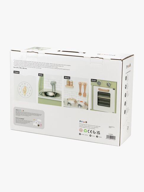 PolarB Legekøkken med Tilbehør, Grøn