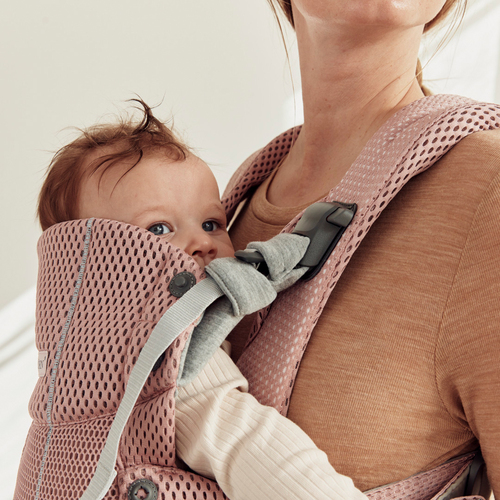 BabyBjörn Harmony Bæresele 3D Mesh, Lyserød