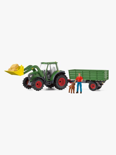 Schleich 42608 Farm World Traktor med Anhænger