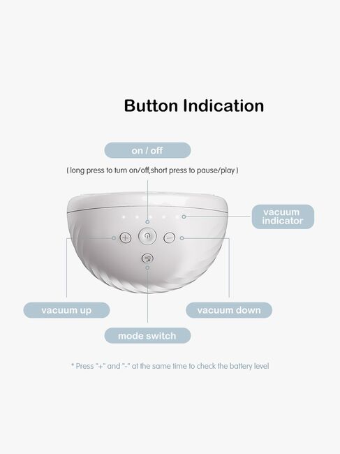 Beemoo CARE Wearable Elektrisk Brystpumpe Dobbelt