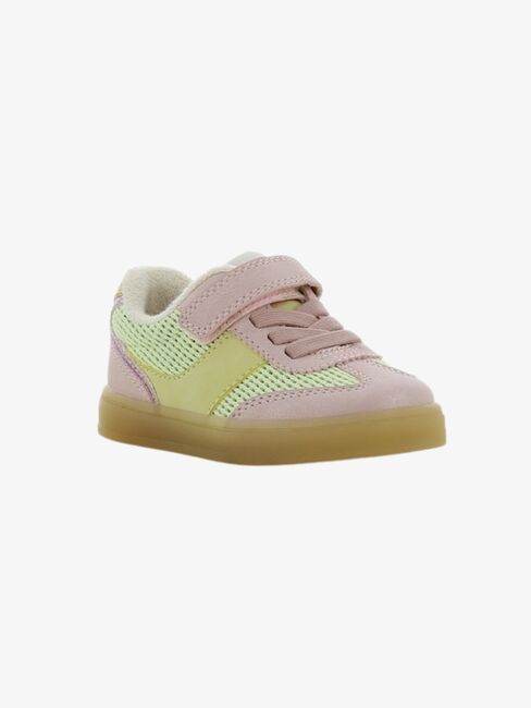 SJ Sneakers, Light Pink/Yellow