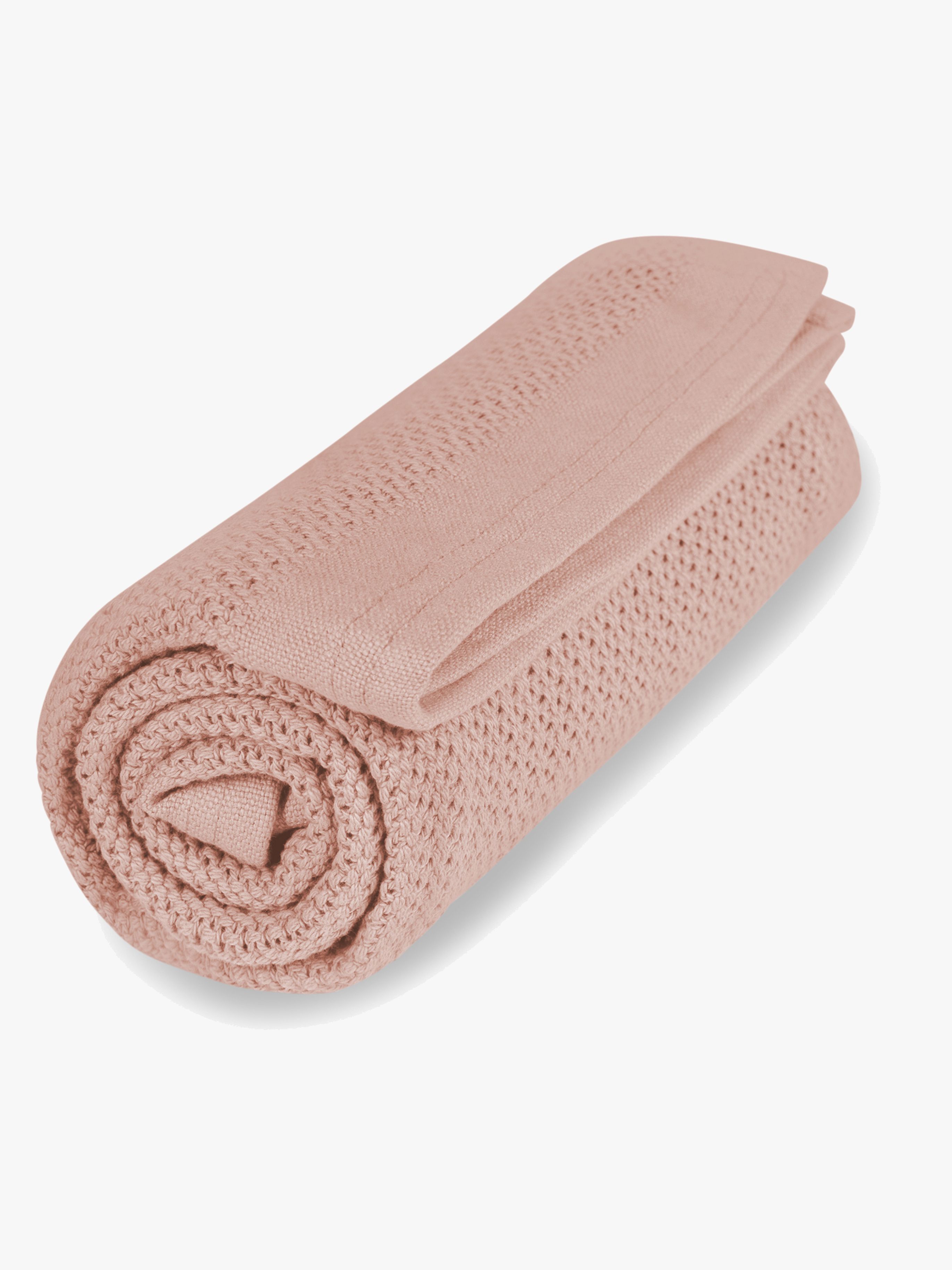 Vinter &  Bloom Soft Grid Babytæppe, Cloud Pink